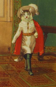 The Boot Cat (Illustration from Conte de Perrault)